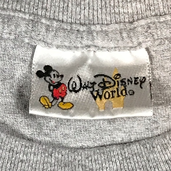 Walt Disney World Men’s Vintage 2000’s Mickey Mouse & Friends Gray T-Shirt Sz XL - Picture 5 of 7